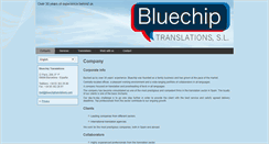 Desktop Screenshot of bluechiptranslations.com